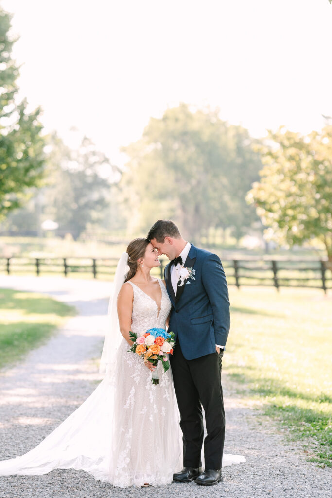 A summer wedding at historic arcadia farm.